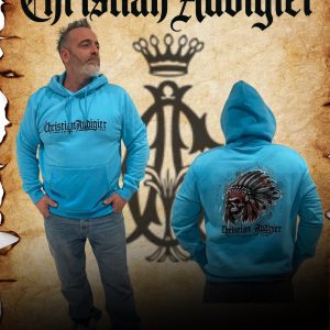 hoodie Bleu Apache Christian Audigier